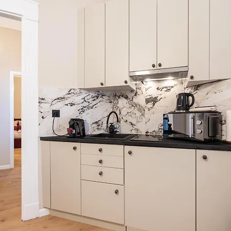 Apartmán 1 Bdr Chic Velvet & Marble Bp Jewel Budapešť
